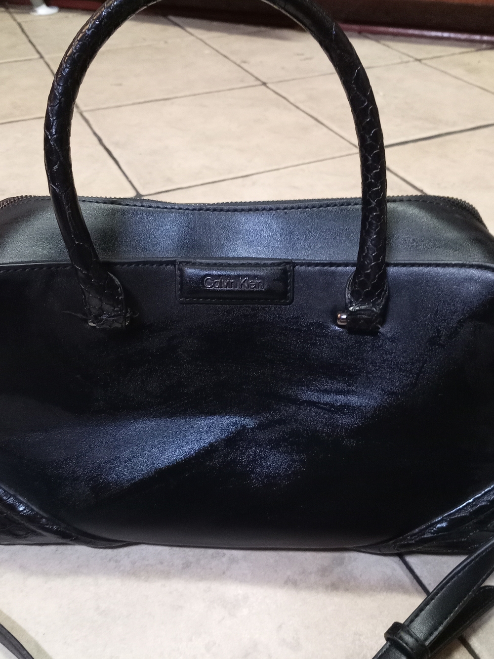 Calvin Klein Black Women's Satchel Handbag